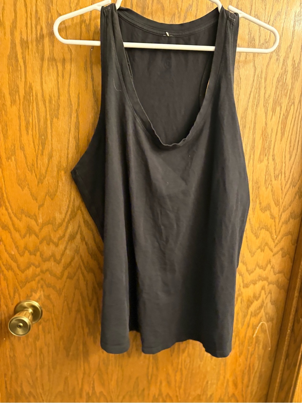 lululemon athletica Black Scoop Neck Tank Top